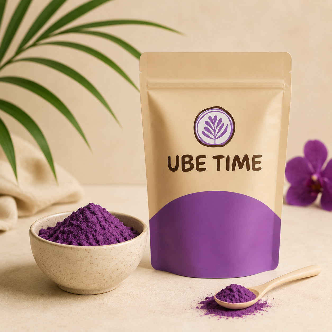 UBE TIME – Kinampay ube milteliai iš Filipinų, 100 g