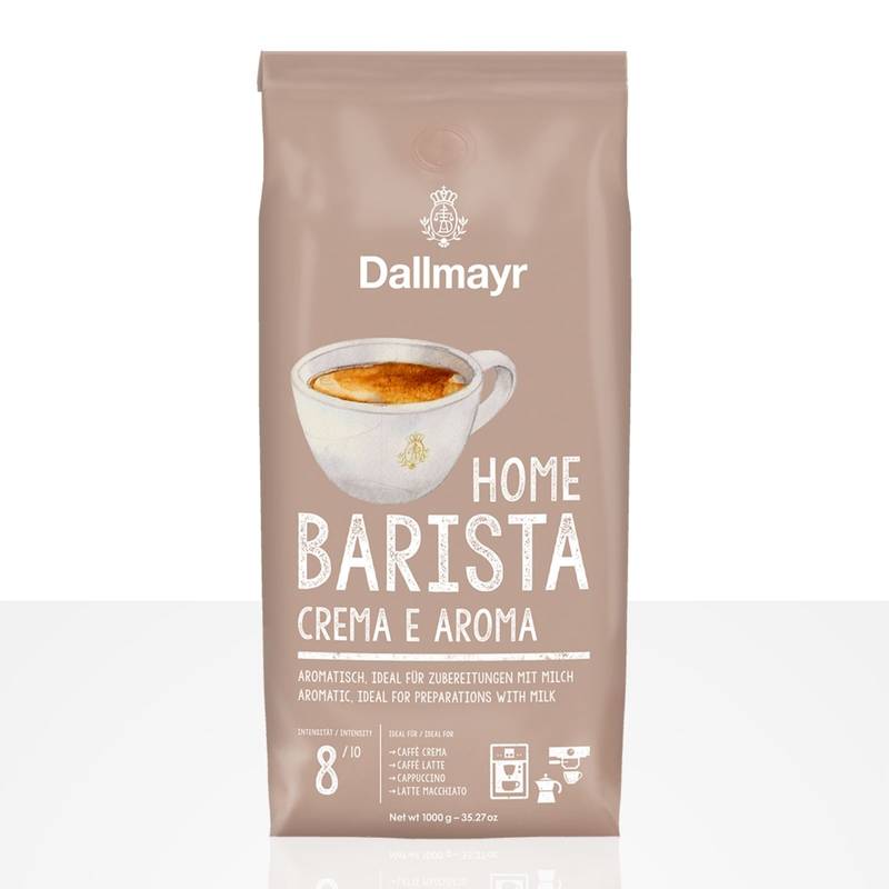 Dallmayr Home Barista Crema e Aroma – 1 kg kavos pupelės