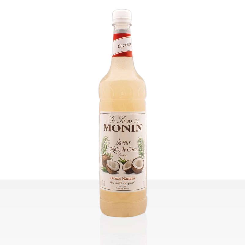 Monin kokosų sirupas 1L – aukščiausios kokybės tropinio skonio sirupas
