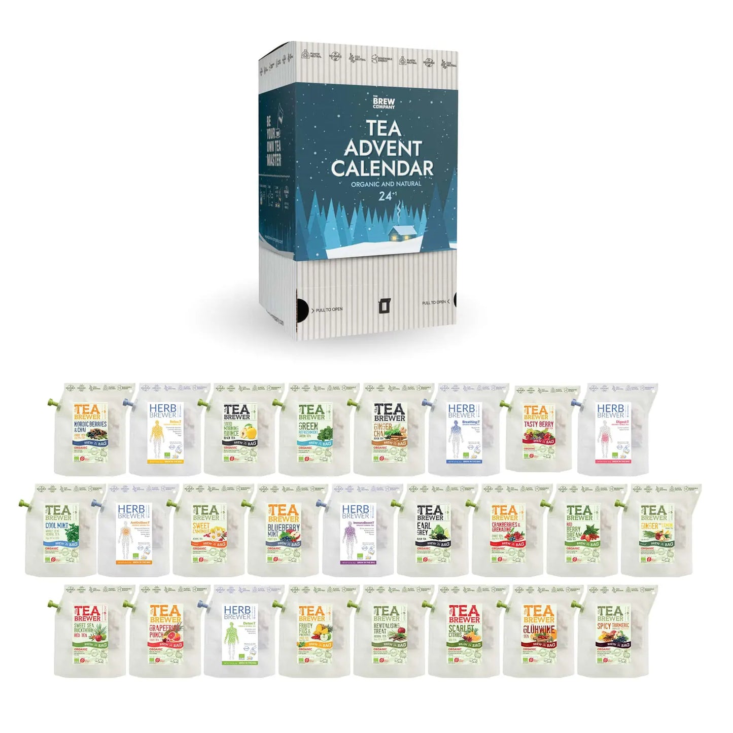 Tea Advent Calendar – 25 Days of Organic & Natural Tea | NUVO