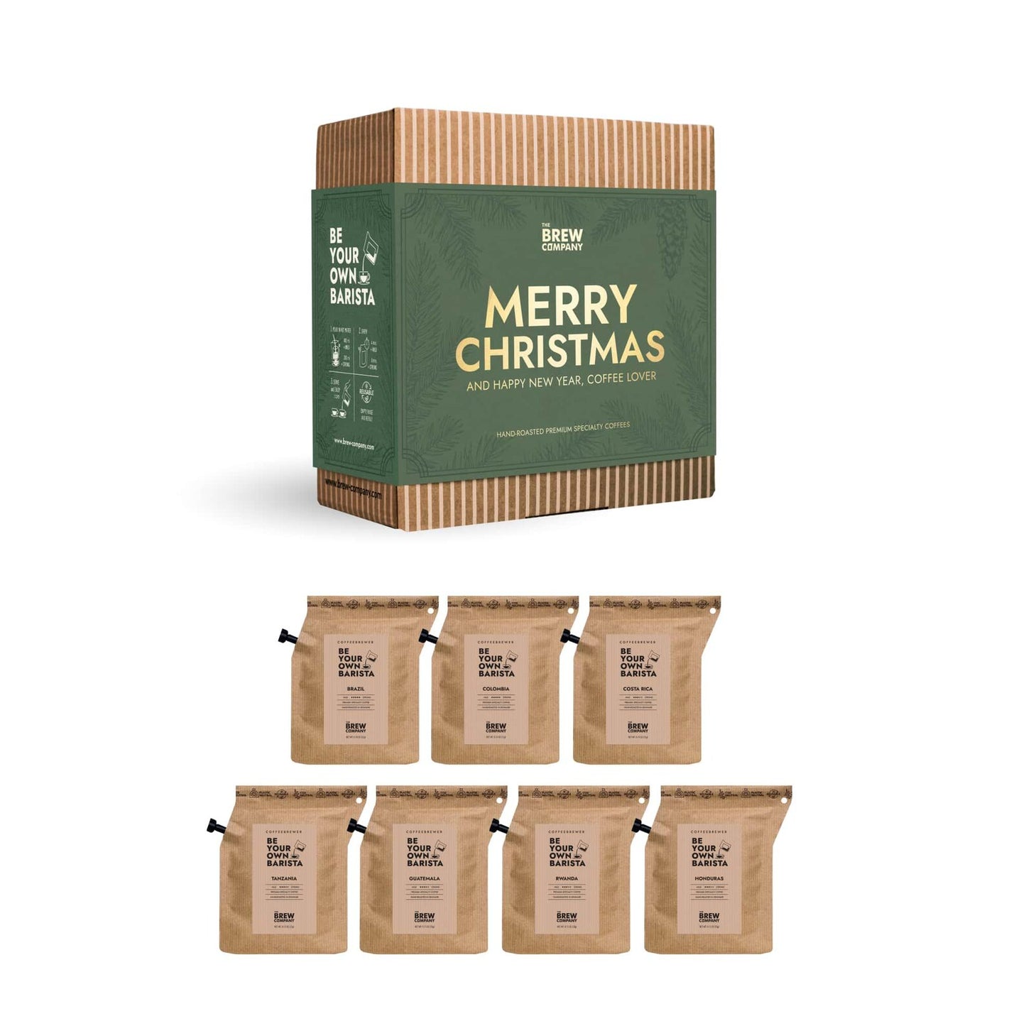 Christmas Coffee Gift Box – 7 or 14 Specialty Coffees