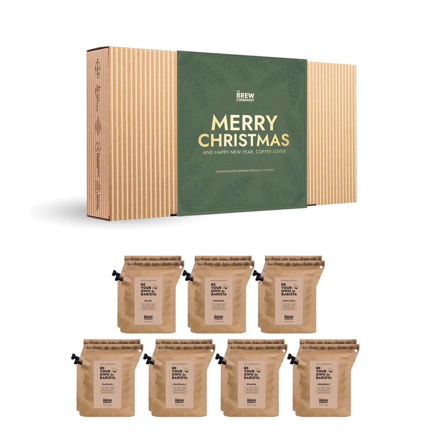 Christmas Coffee Gift Box – 7 or 14 Specialty Coffees