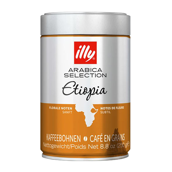 Illy Arabica Selection Ethiopia – 250g Coffee Beans 100% Arabica