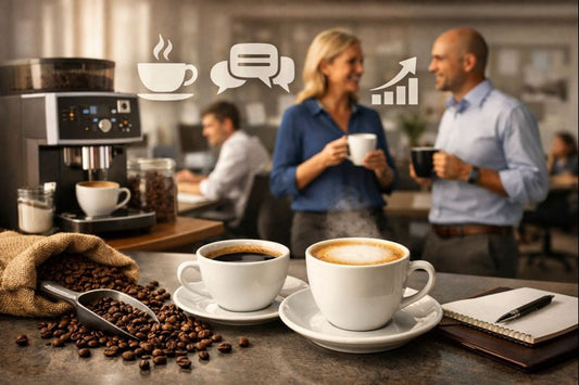 Kokybiška kava biure – darbuotojų bendravimas ir produktyvumas