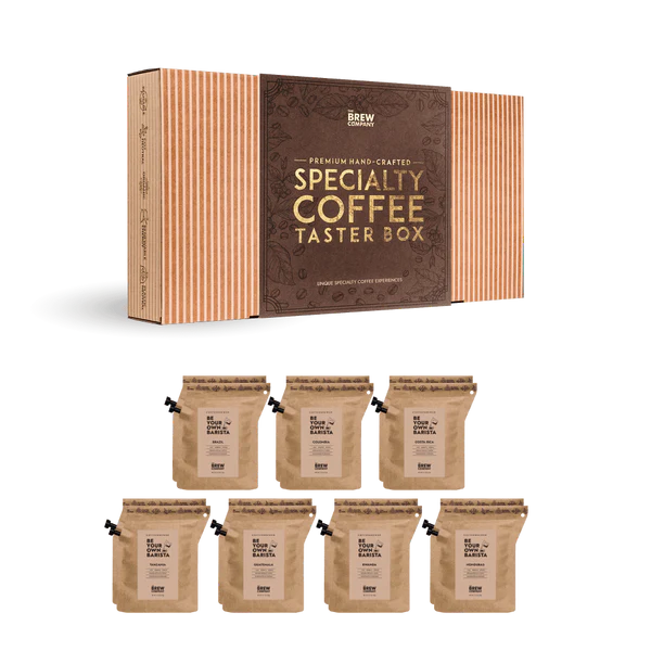Specialty Coffeebrewer Taster Box – 7 Pouches, 14 Cups of Coffee