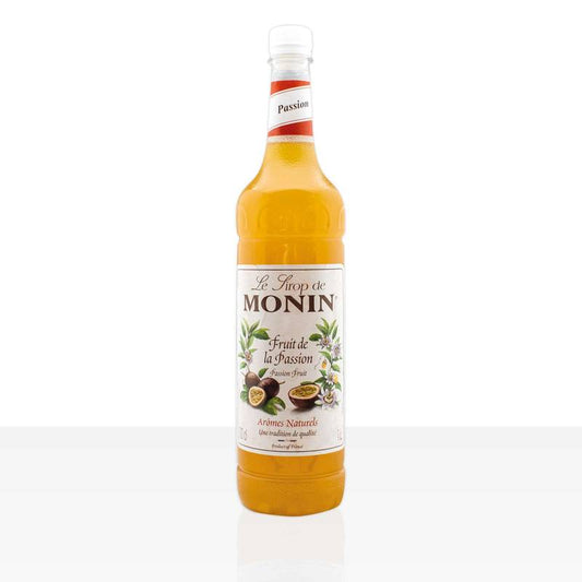 Monin pasiflorų sirupas 1L – aukščiausios kokybės atogrąžų skonio sirupas