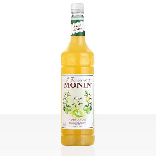 Monin saldžiarūgštis sirupas 1L – aukščiausios kokybės kokteilių bazė