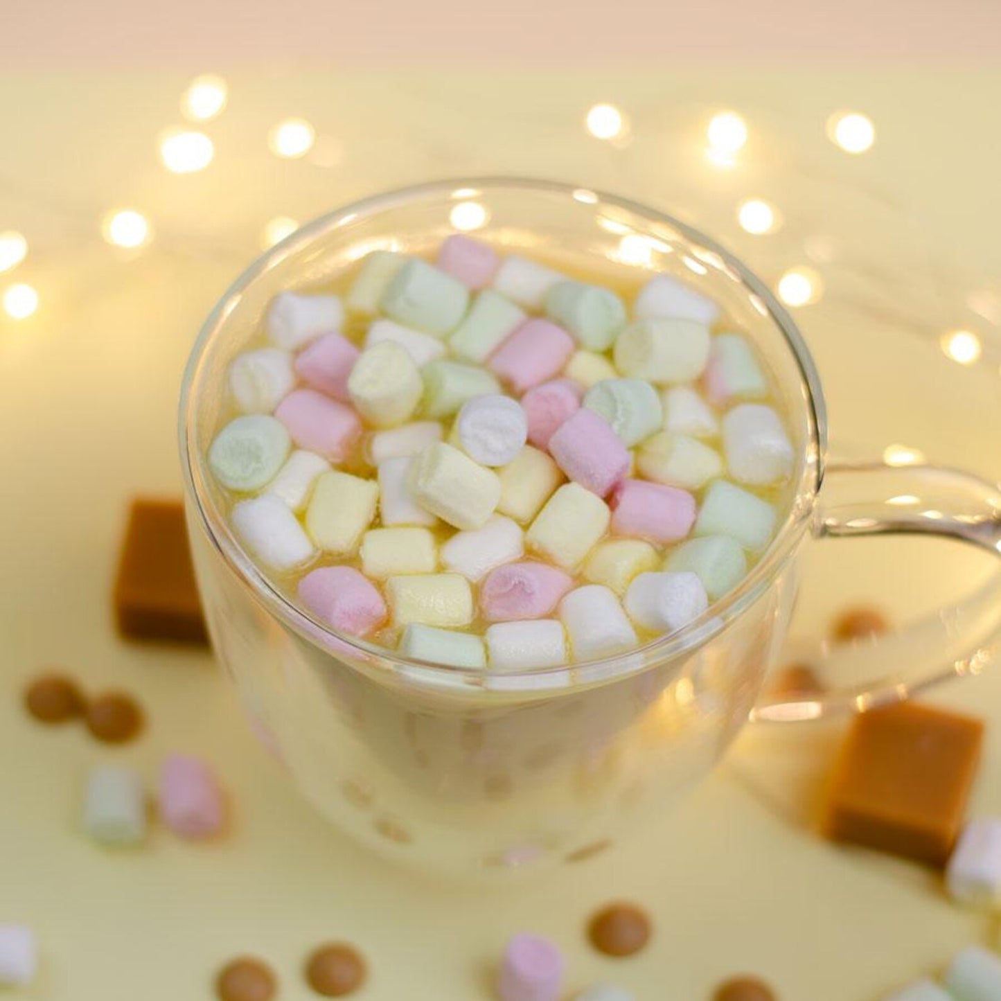 Nordic Caramel Hot Chocolate Gift Set – Cozy Winter Cocoa Mix with Marshmallows | Handmade Christmas Treat