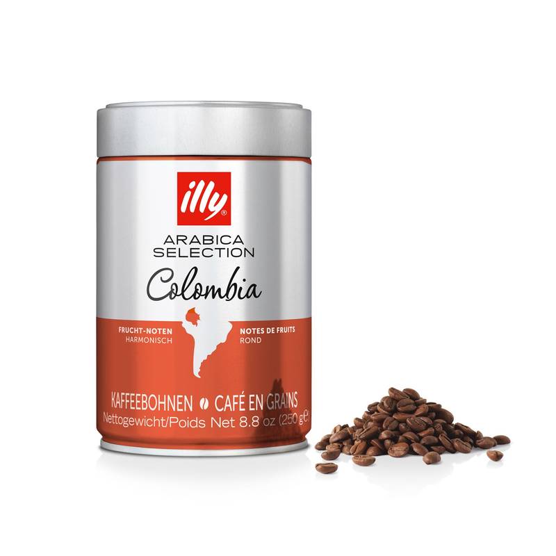 Illy Arabica Selection Colombia – 250g Coffee Beans 100% Arabica