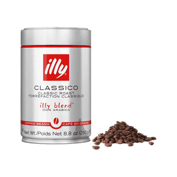 Illy Classico Espresso Beans – 250g Coffee Beans 100% Arabica