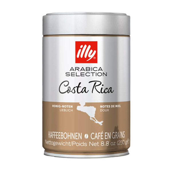 Illy Arabica Selection Costa Rica – 250g Coffee Beans 100% Arabica