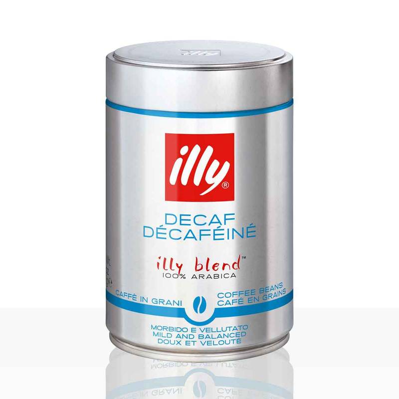 Illy Espresso Decaf – 250g Coffee Beans, Caffeine-Free 100% Arabica